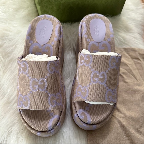 Gucci GG Platform Wedges - Picture 5 of 6